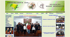 Desktop Screenshot of irmasdesantaana.org.br