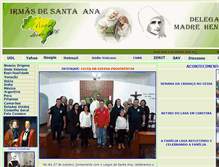 Tablet Screenshot of irmasdesantaana.org.br